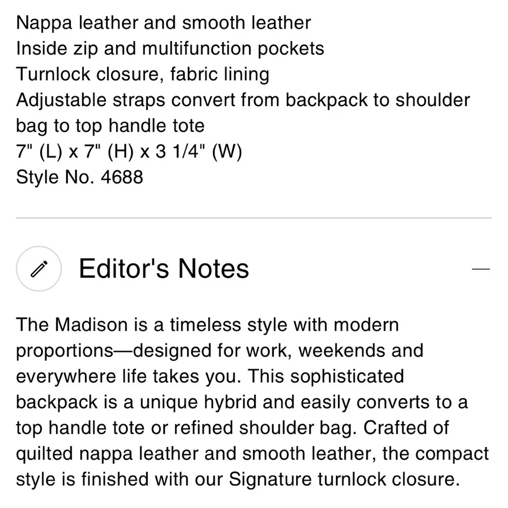 Coach Madison 18 Quilted Leather Convertible Backpack - Picture 16 of 16